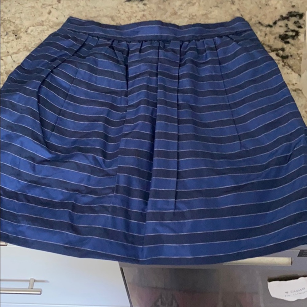 J crew skirt blue